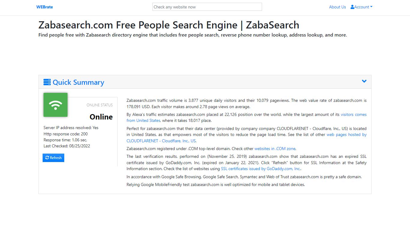 zabasearch.com Free People Search Engine | ZabaSearch